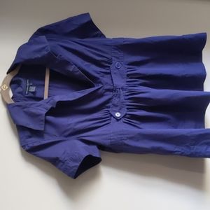 Navy Blue cotton Top